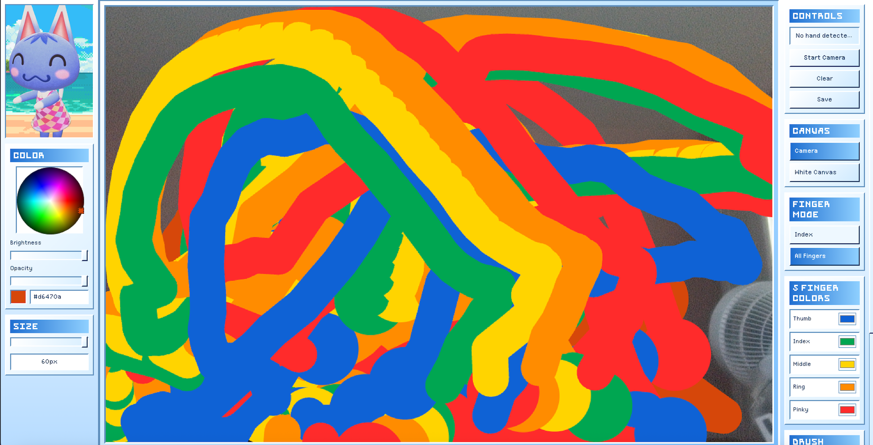 Finger Paint AI project screenshot