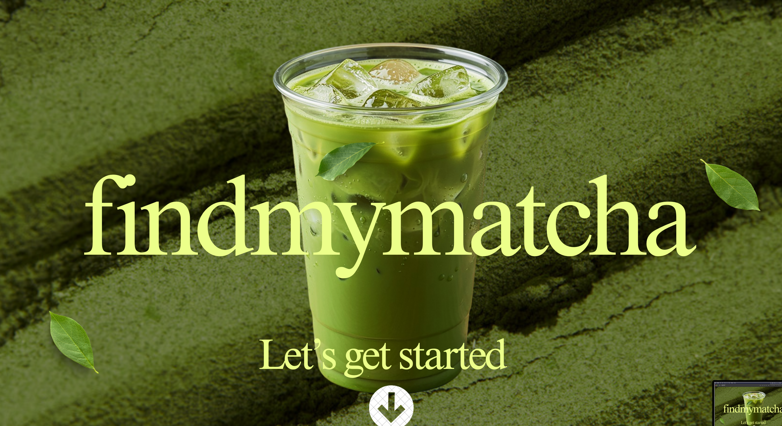 FindMyMatcha App Prototype cover