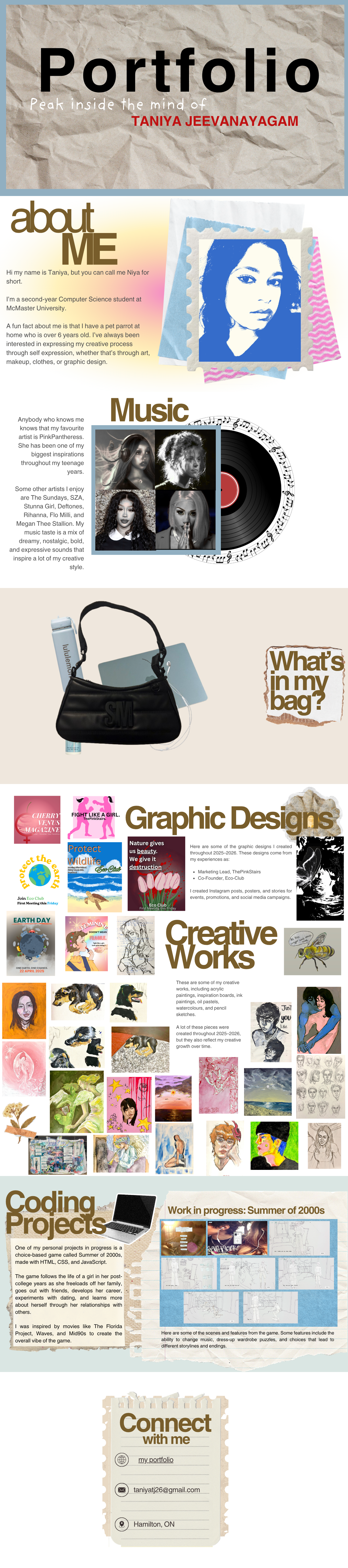 Portfolio UI design